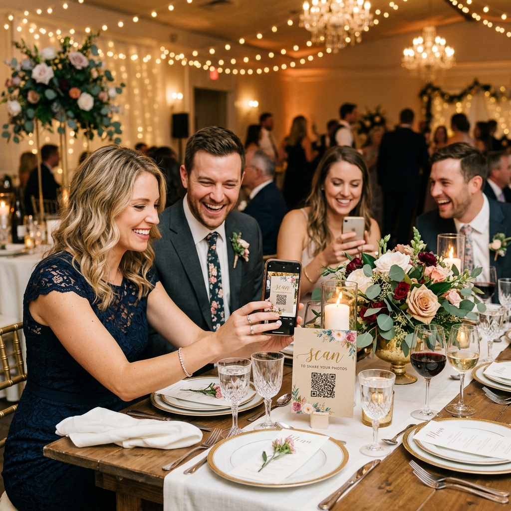 Let Guests Share Wedding Photos With a Simple QR Scan